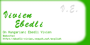 vivien ebedli business card